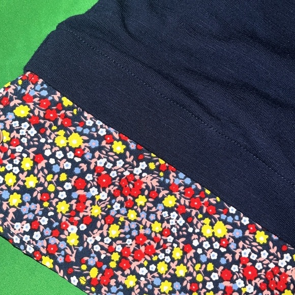 J.Crew Navy Blue Tank Top with Colorful Hem size XS - Picture 5 of 5